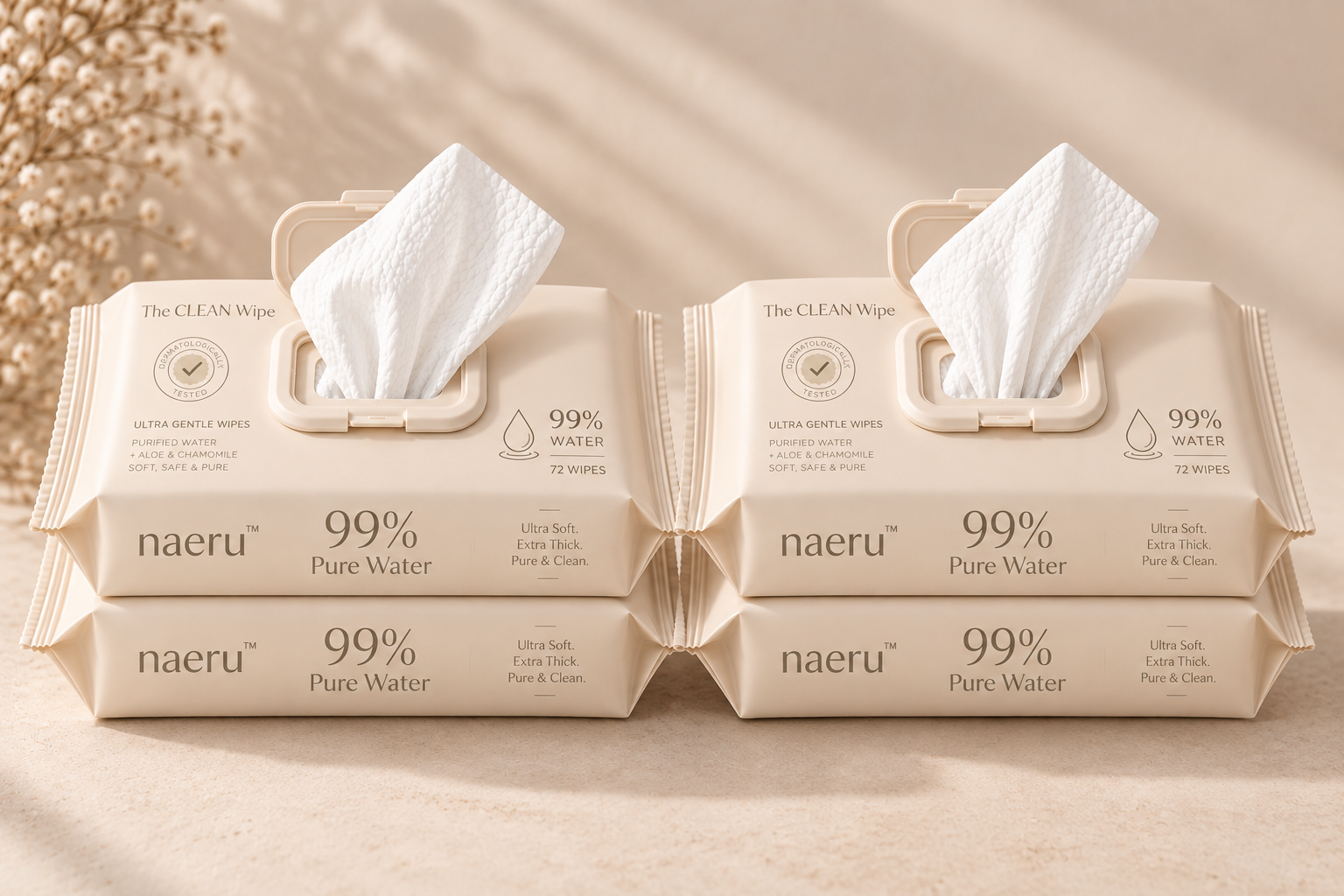 naeru baby wipes